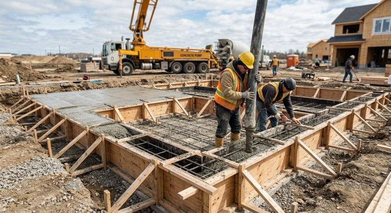 Cement Foundation Installation in Fort Worth, TX