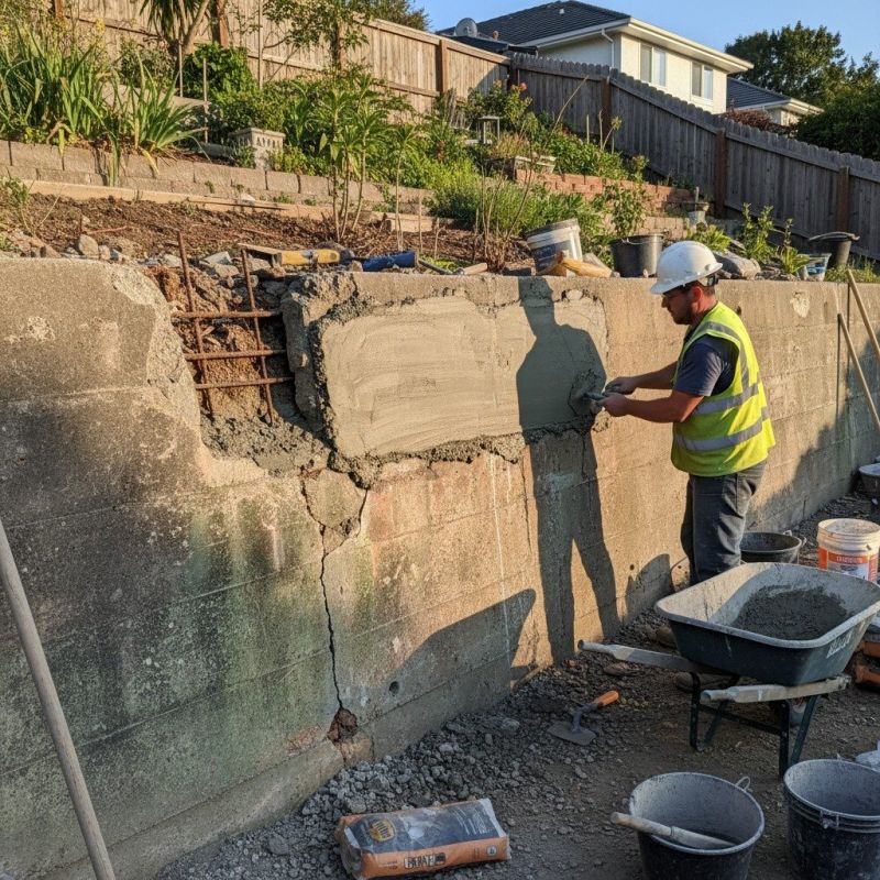 Cement Wall Pouring